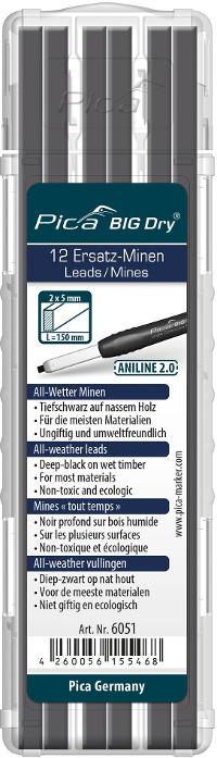 PICA-MARKER BIG DRY Minen-Set ANILINE 2.0