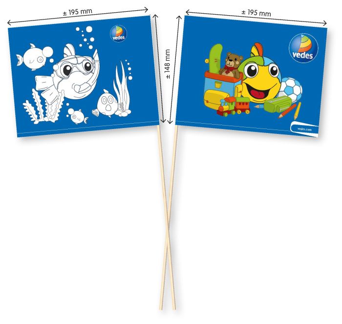 VEDI-Papierfähnchen DIN A5 VEDI-Papierfähnchen DIN A5