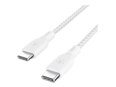 BELKIN BOOST CHARGE - USB-Kabel - USB-C (M) zu USB-C (M) - 2,0m - weiß (CAB014B