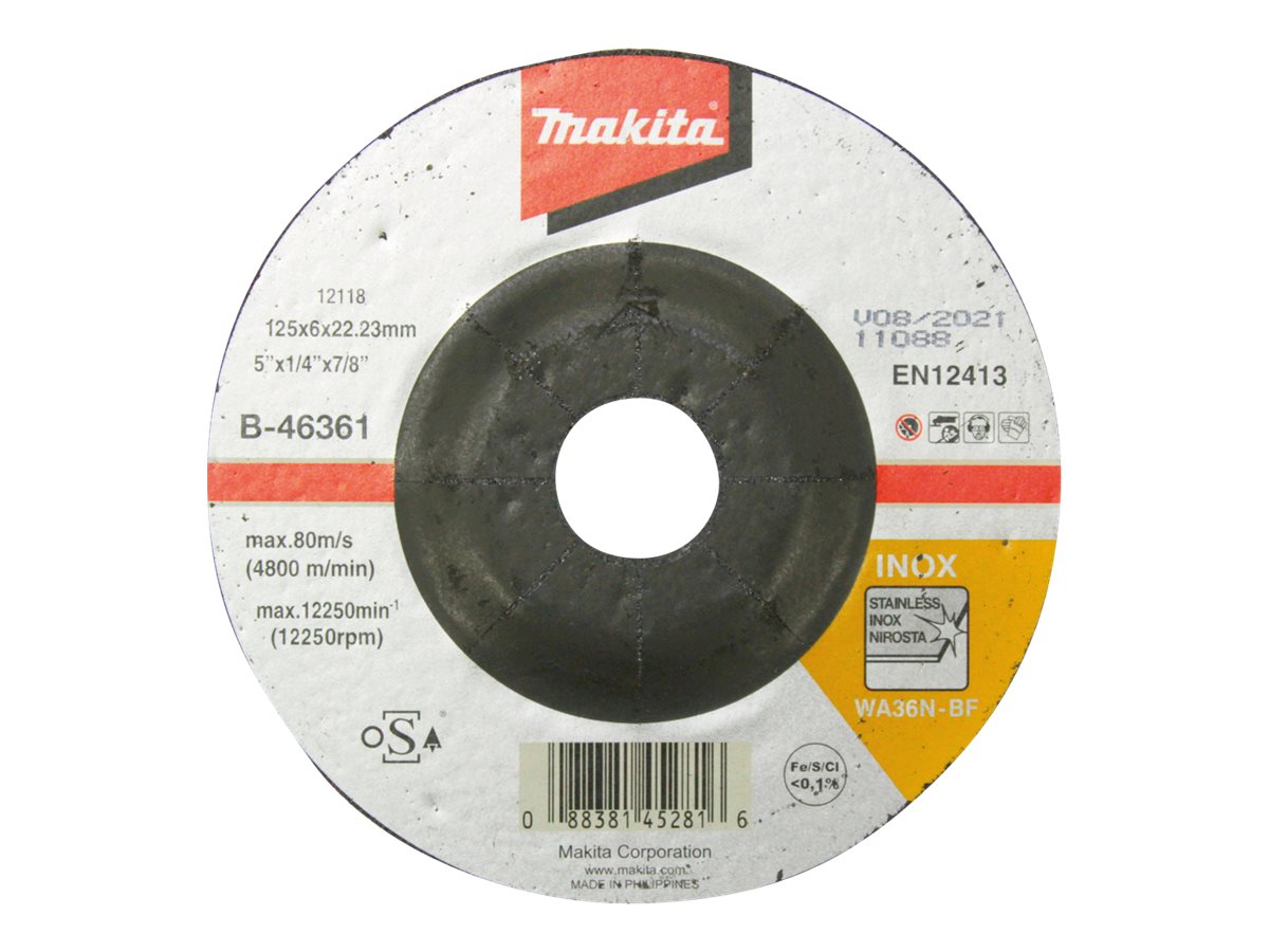 MAKITA Schruppscheibe 125x6mm INOX