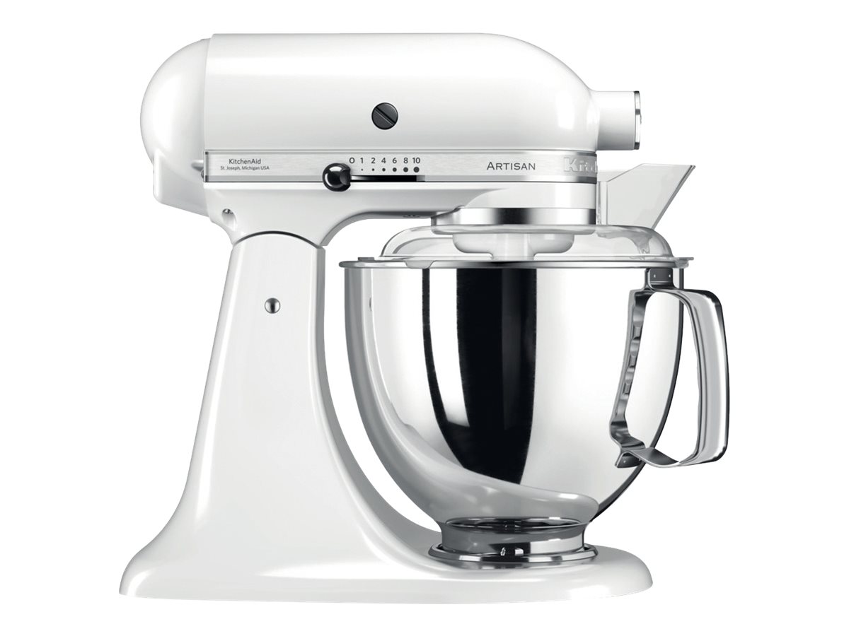KITCHENAID ARTISAN 5KSM175PSEWH Küchenmaschine 300W 4,8L weiß Leistung: 300 Wat