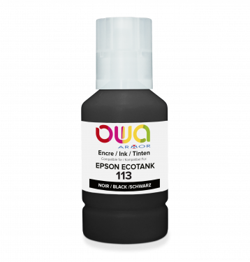 ARMOR OWA Tintenflasche kompatibel zu EPSON 113 BK schwarz (7.500 S.)