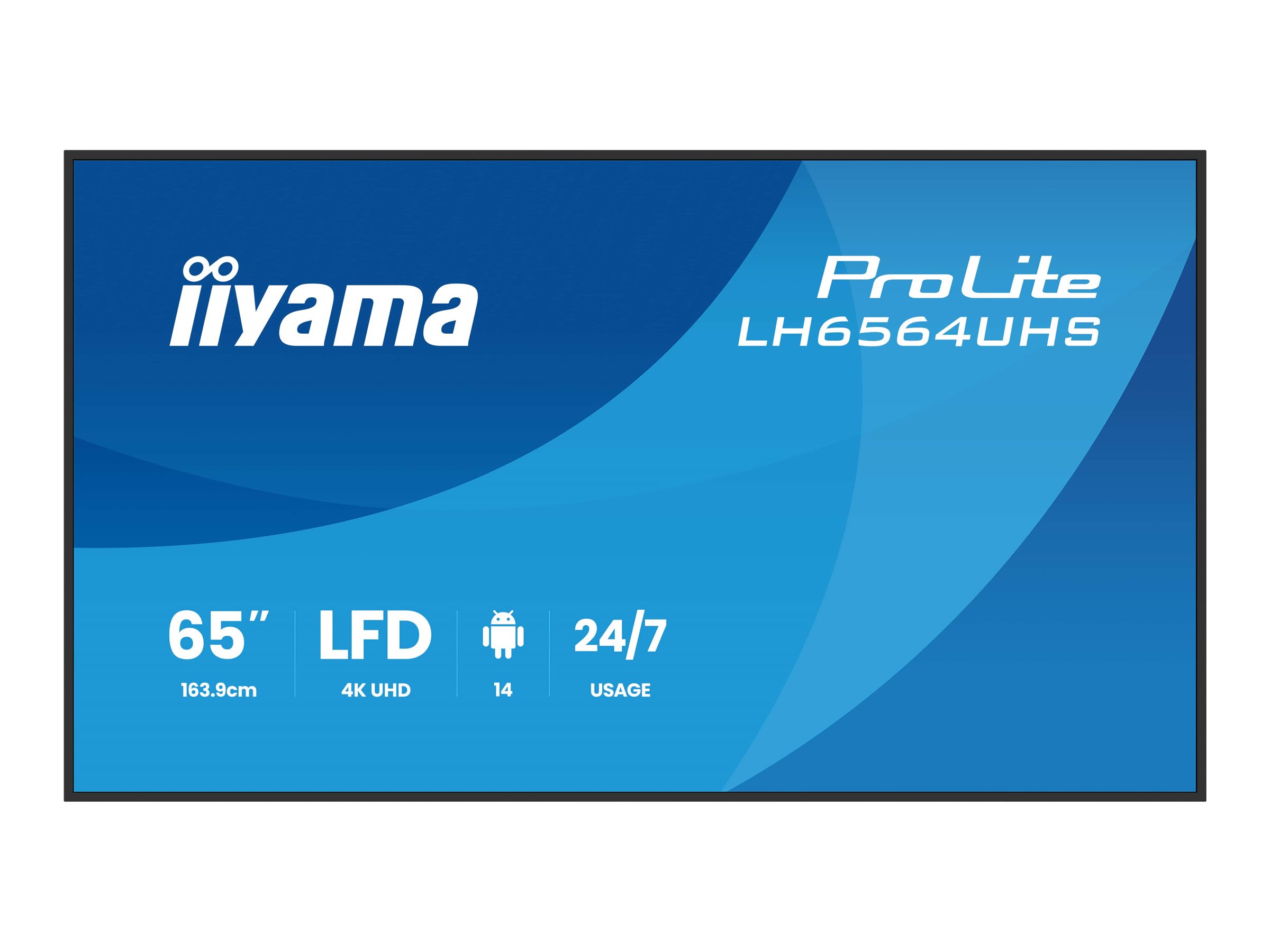 IIYAMA LH6564UHS-B1AG 164cm (65") IIYAMA LH6564UHS-B1AG 164cm (65")
