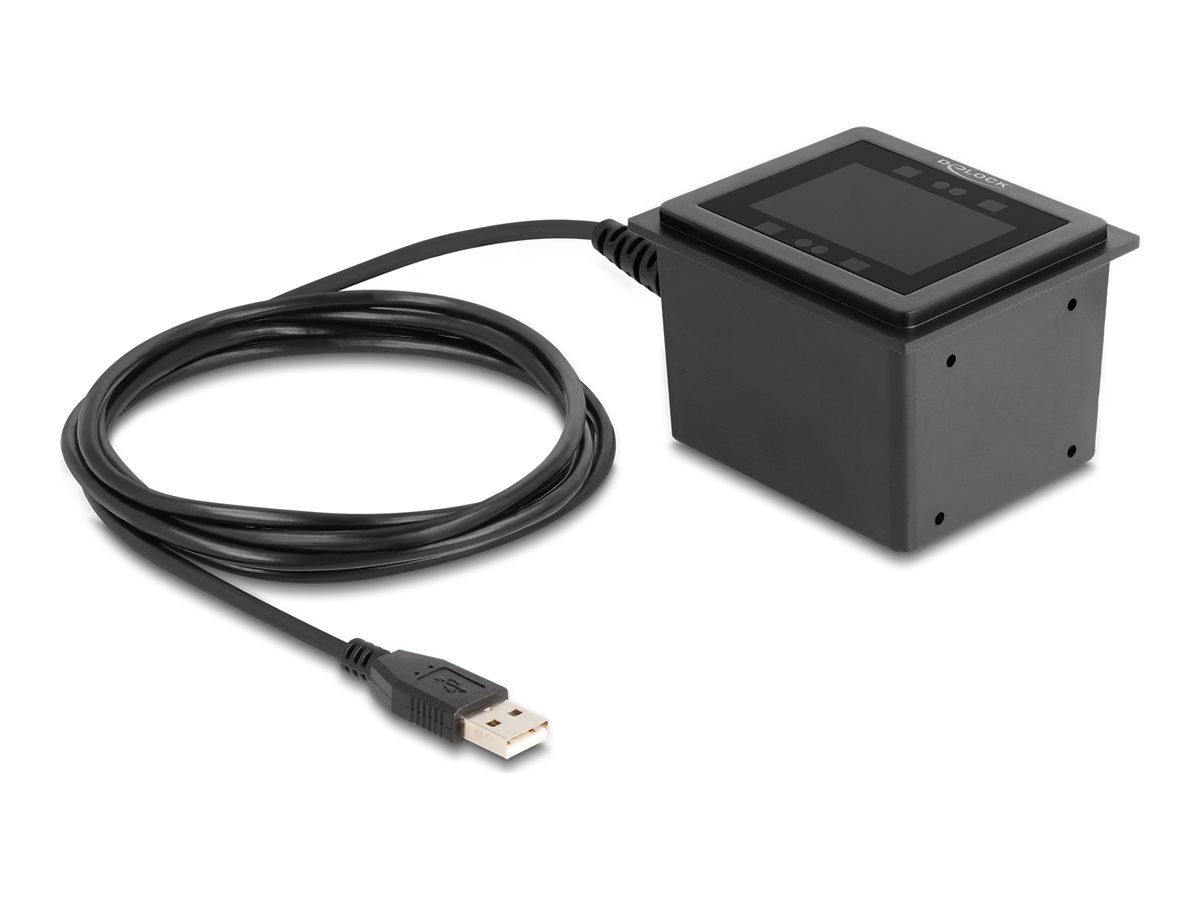 DELOCK USB Barcodescanner 1D und 2D kabelgebunden