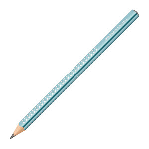 FABER-CASTELL Jumbo Sparkle Bleistift B ocean blue 1 St.