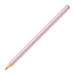 FABER-CASTELL Jumbo Sparkle Bleistift B rose metallic 1 St.