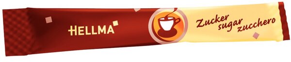 100 Zuckersticks im Beutel á 4 g pro Stick