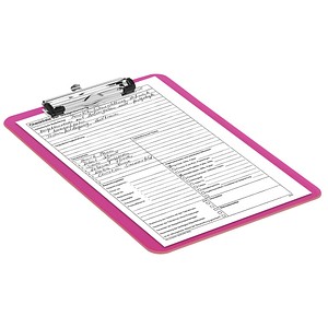 MAUL Klemmbrett 2340621 Pink (transparent) (B x H x T) 226 x 318 x 15 mm