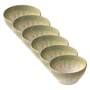 6 HEART & SOUL Schalen Perfect Match Thyme hellgrün 14,0 cm