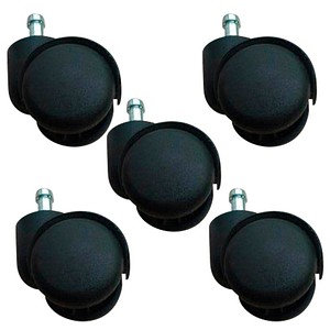 5 Stuhlrollen für weiche Böden