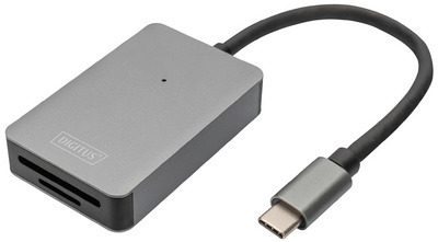 DIGITUS USB-C Card Reader 2 Port UHS-II SD4.0 TF4.0 300Mb/s DIGITUS USB-C Card Reader 2 Port UHS-II SD4.0 TF4.0 300Mb/s