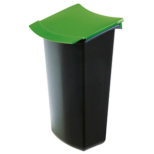 HAN Abfall-Einsatz für Papierkorb M ONDO, schwarz/grün (81420360)
