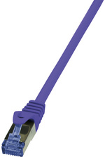LogiLink Patchkabel, Kat. 6A, S/FTP , 0,25 m, violett (11115870)