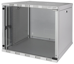 LogiLink Ersatztür für 19" Wandverteiler, aus Glas, 9 HE