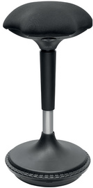 LOGILINK Hocker, höhenverstellbar, schwarz Bezug: Polyester, Metall-Fußplatte, 