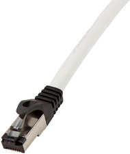 LOGILINK RJ45 Netzwerk Anschlusskabel CAT 8.1 S/FTP 2.0 m Hell-Grau Halogenfrei