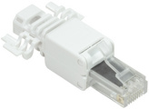 LogiLink Modularer RJ45-Steckverbinder Kat.6A, ungeschirmt