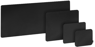 LOGILINK Mauspad, vernähte Kanten, 455x400mm, schwarz, Gr.XL