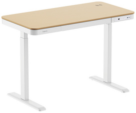 LogiLink Sitz-Steh-Schreibtisch, elektrisch höhenverstellbar