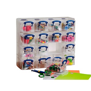 Really Useful Box Aufbewahrungsbox 16x 0,3 l transparent 37,5 x 12,5 x 31,0 cm