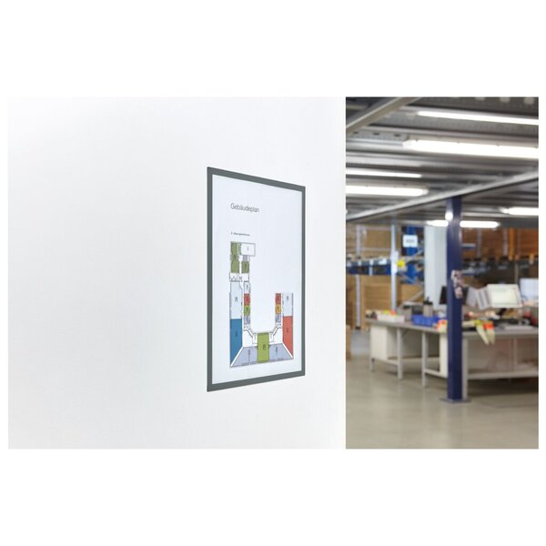 Magnetrahmen Magnetofix 5 Stück, grau, A5