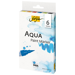 KREUL Aqua Paint Marker SOLO Goya, 6er-Set