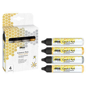 KREUL Candle Pen "Glamour Lighting", 4er-Set