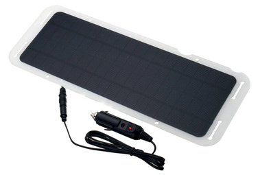 IWH KFZ-Solar-Batterieschutz 12V / 5 Watt mit USB
