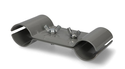 cartrend Deichselhalterung, aus Stahl, grau