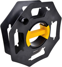 cartrend Handkabeltrommel, aus Kunststoff, schwarz