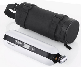 FISCHER Akku-Kompressor mit Powerbank und LED-Taschenlampe FISCHER Akku-Kompressor mit Powerbank und LED-Taschenlampe