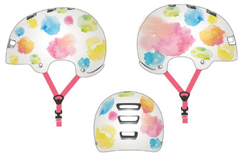 FISCHER Kinder-Fahrrad-Helm "BMX Splash", Größe: XS/S