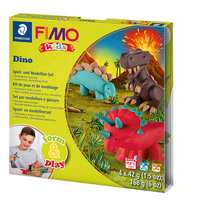 FIMO kids Modellier-Set Form & Play "Dino", Level 2