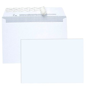 BONG Briefumschläge TopSTAR DIN C6 ohne Fenster weiß 250 St.