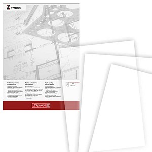 BRUNNEN Transparentpapier 90 g/qm, 50 Blatt