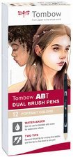 Tombow Doppelfasermaler "DUAL BRUSH PEN ABT",Portrait Colors