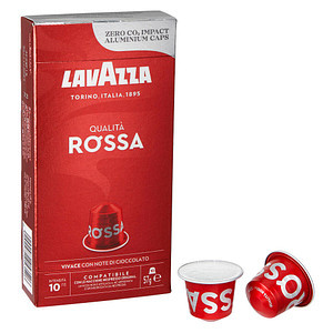 LAVAZZA Qualita Rossa Kaffeekapseln Arabica- und Robustabohnen 57,0 g