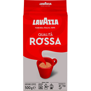 LAVAZZA Qualita Rossa Kaffee, gemahlen Arabica- und Robustabohnen 500,0 g