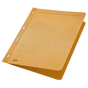 LEITZ Ösenhefter, DIN A4, Manilakarton, chamois 250 g/qm, mit Beschriftungslini