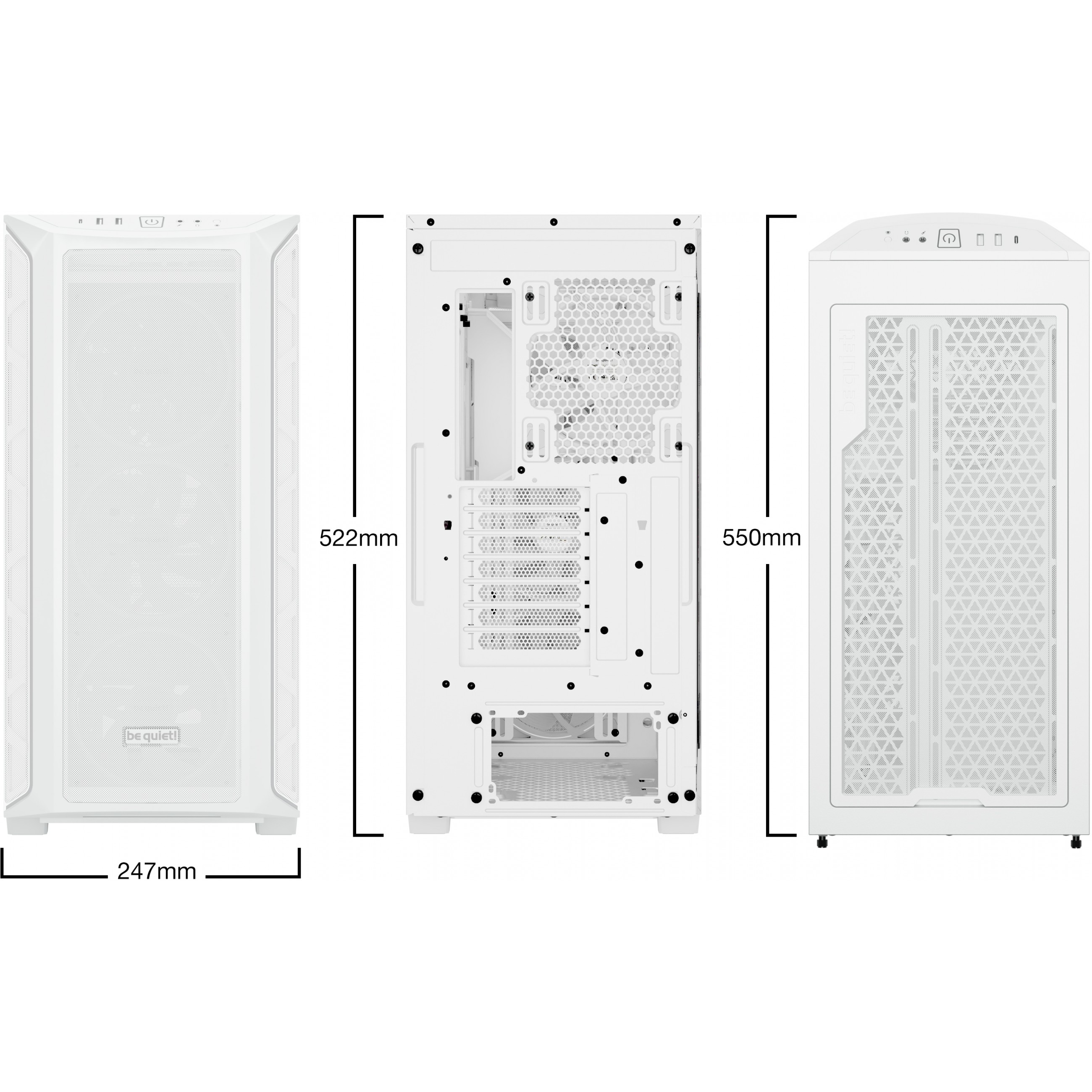 BE QUIET! SHADOW BASE 800 FX White