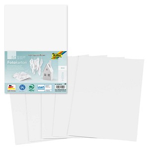 folia Fotokarton, DIN A4, 300 g/qm, weiß