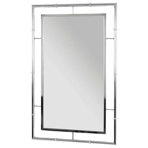 HAKU Möbel Spiegel silber 50,0 x 3,0 x 80,0 cm