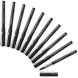 10 Schneider XTRA 823 Tintenroller 0,3 mm, Schreibfarbe: schwarz