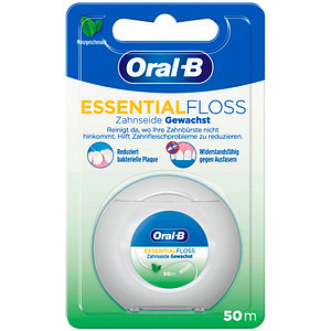 Oral-B Zahnseide Essentialfloss, 50 m, Minzgeschmack