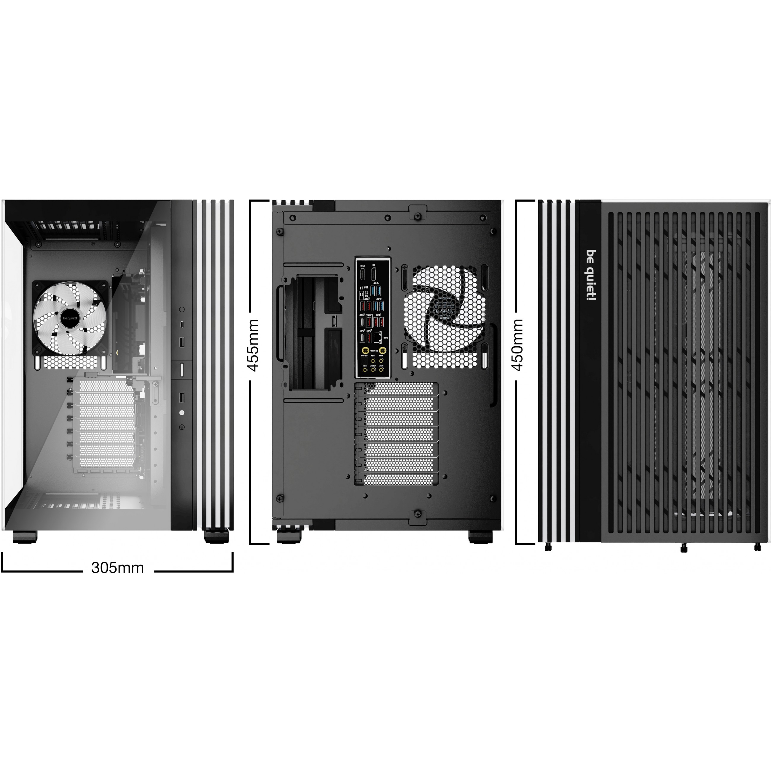BE QUIET ! Light Base 600 LX black (BGW67)