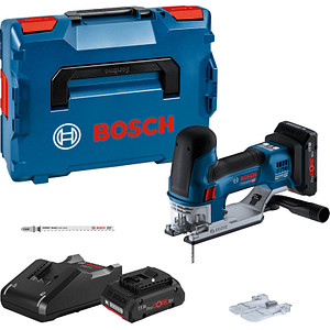 BOSCH Professional GST 18V-155 SC Akku-Stichsäge Set 2x 18,0 V, mit 2 Akkus