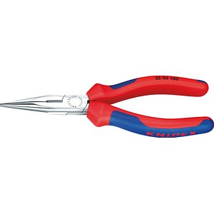 KNIPEX Flachrundzange Radio 25 05 140 verchromt 14,0 cm