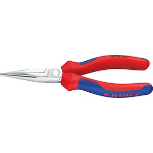 KNIPEX Flachrundzange Langbeck 30 25 160 verchromt 16,0 cm
