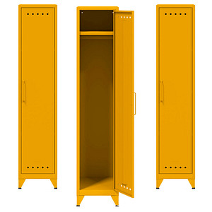 AKTION: BISLEY Spinde Fern Locker gelb FERLOC642P3, 1 Schließfach 38,0 x 51,0 x 180,0 cm