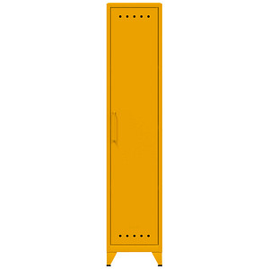 BISLEY Spind Fern Locker gelb FERLOC642, 1 Schließfach 38,0 x 51,0 x 180,0 cm